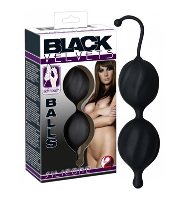 Μπαλάκια Black Velvets μαύρα