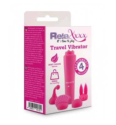 Κλειτοριδικό RelaXxxx Travel Vibrator ροζ