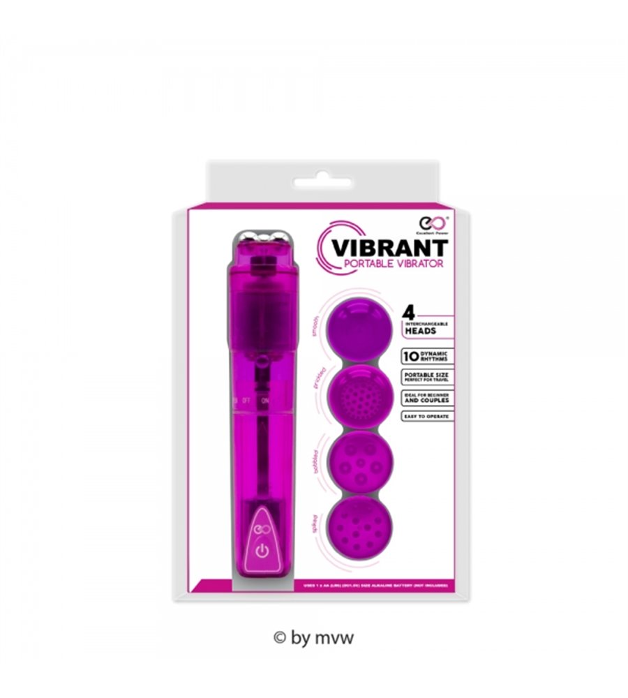 Κλειτοριδικό Vibrant Portable Vibrator ροζ