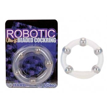 Δαχτυλίδι πέους Robotic Beaded Cockring