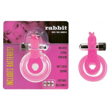 Δαχτυλίδι πέους Rabbit Cock/Ball Harness