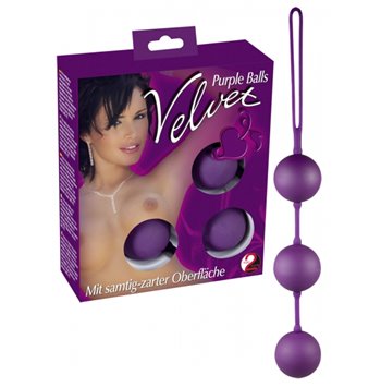 Μπαλάκια Velvet Purple Balls 3