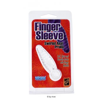 Πρωκτική Σφήνα Finger Sleeve Anal Probe διάφανη
