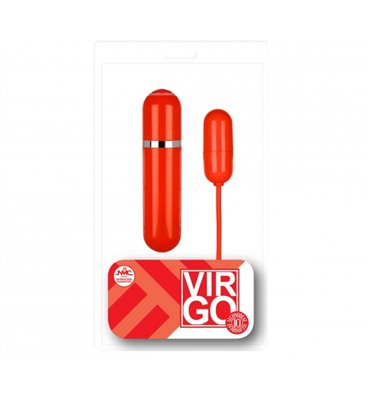 Αυγό Virgo Bullet Type 1 10Vib 4cm κόκκινο
