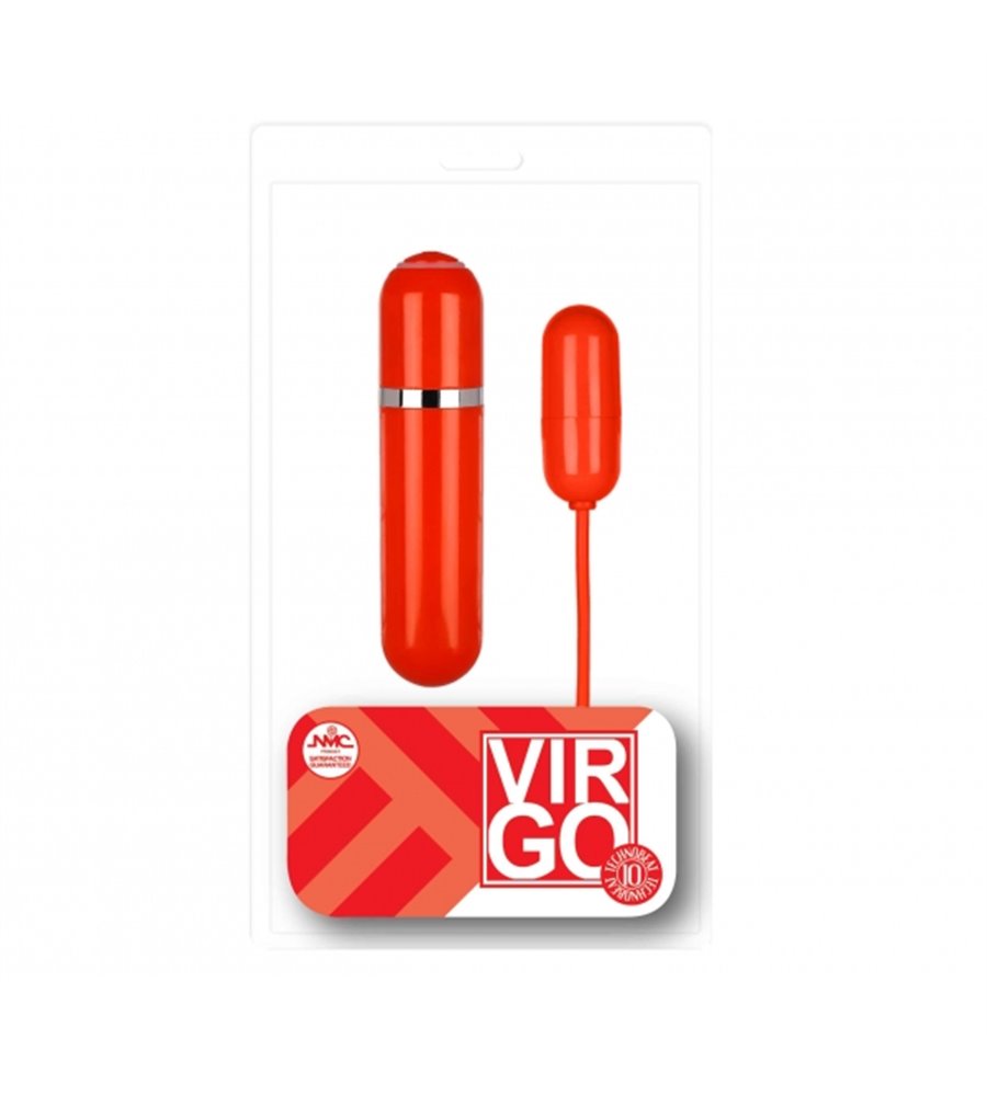 Αυγό Virgo Bullet Type 1 10Vib 4cm κόκκινο