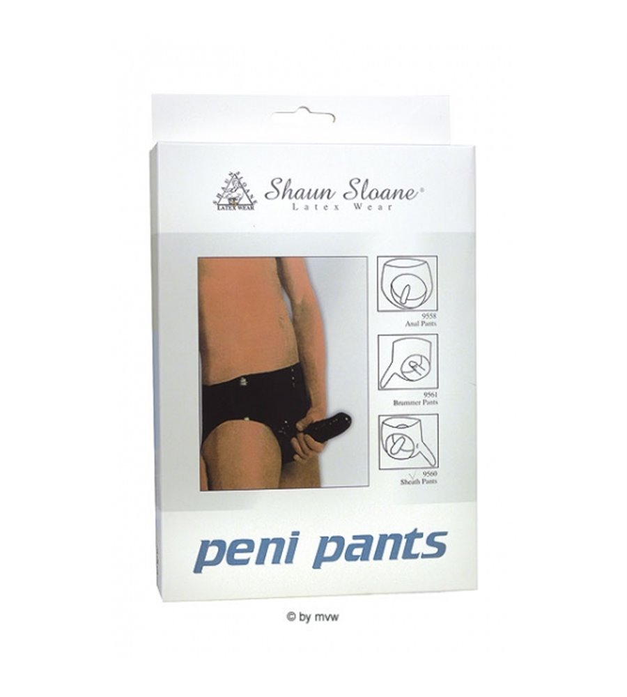 Latex Penis Pants M