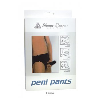 Latex Penis Pants M