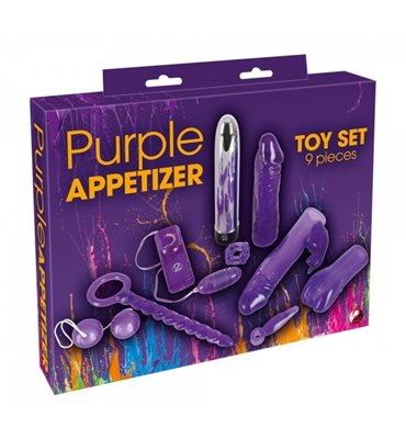 Σετ Purple Appetizer 9τμχ.