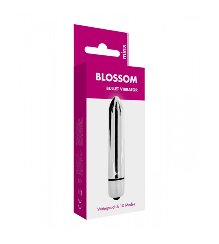 Μίνι Δονητής Blossom Bullet 10 Vibrator ασημί